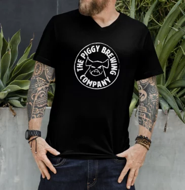 T-shirt Piggy Noir