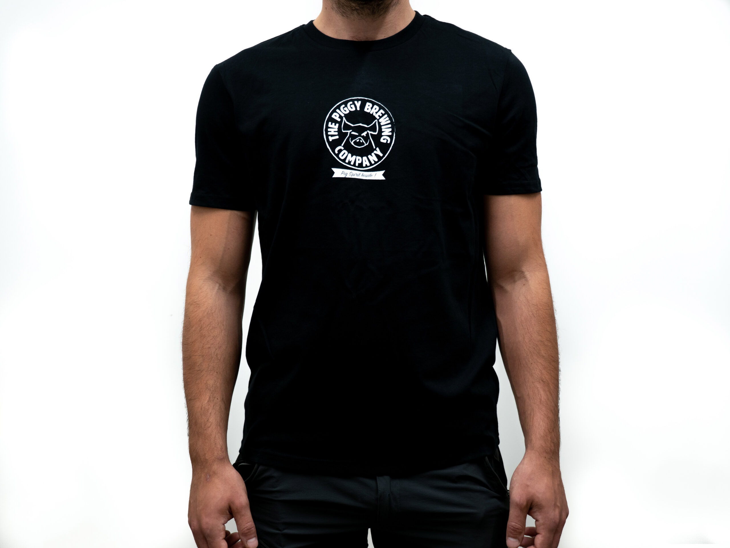 T-shirt Piggy noir