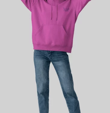 Fuschia/Blue Hoodie