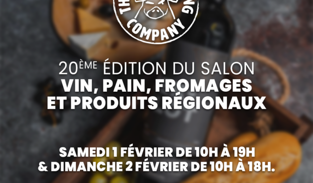 20ème édition du salon Vin, Pain, Fromages et Produits Régionaux